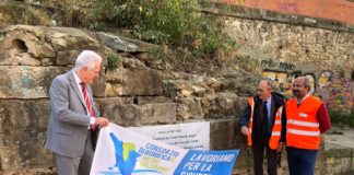 Anniversario alluvione di Firenze. I lavori del Consorzio scoprono e restaurano una targa di 200 anni fa
