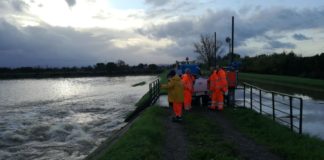 MALTEMPO / LIVE dal Medio Valdarno. Consorzio a lavoro da ieri sera, livelli altissimi ovunque, impianti e opere attivate.