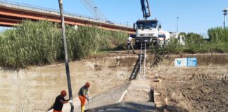 Mugnone, restaurata la briglia tra il Barco e l’Indiano prima dello sbocco in Arno