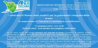 ANBI TOSCANA A EXPO 2015 CON I CONTRATTI DI FIUME