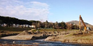 PRATO: IL CONSORZIO DI BONIFICA INTERVIENE SUL BISENZIO IN ZONA PONTE DATINI