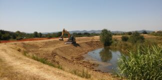 IL CONSORZIO COMPLETA E RIFINISCE LA CASSA DI ESPANSIONE DI PADULE NELLA PIANA SESTESE