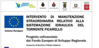 ULTIMATI GLI INTERVENTI DI SISTEMAZIONE IDRAULICA DEL TORRENTE FICARELLO