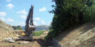 GORA DEL CILIEGIO, I LAVORI DEL CONSORZIO DI BONIFICA