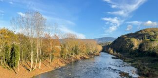 Pontassieve lavori sull’Arno al Parco Fluviale De Andrè