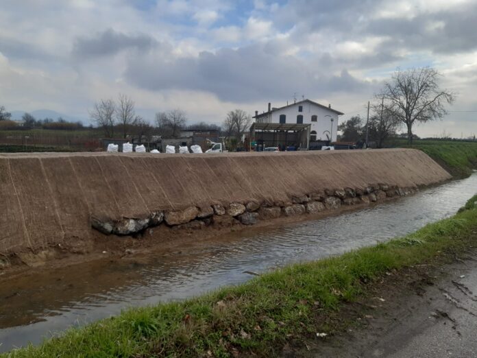 Brana riparazione argine 01.2022 dopo