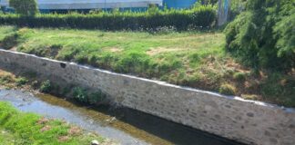 Pistoia: il Consorzio ha concluso i lavori di rifacimento dei muri di sponda sulla Brana