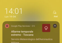 Allerta temporali sullo smartphone: un aiuto in più per la sicurezza dei cittadini